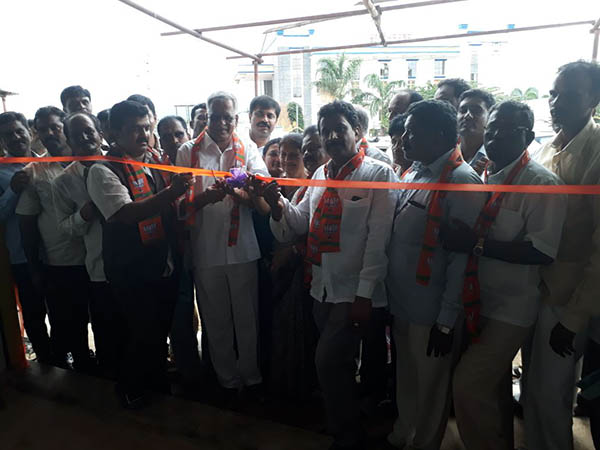 ಹನೂರು: ಬಿಜೆಪಿಯ ನೂತನ ಕಚೇರಿಯ ಉದ್ಘಾಟನೆ